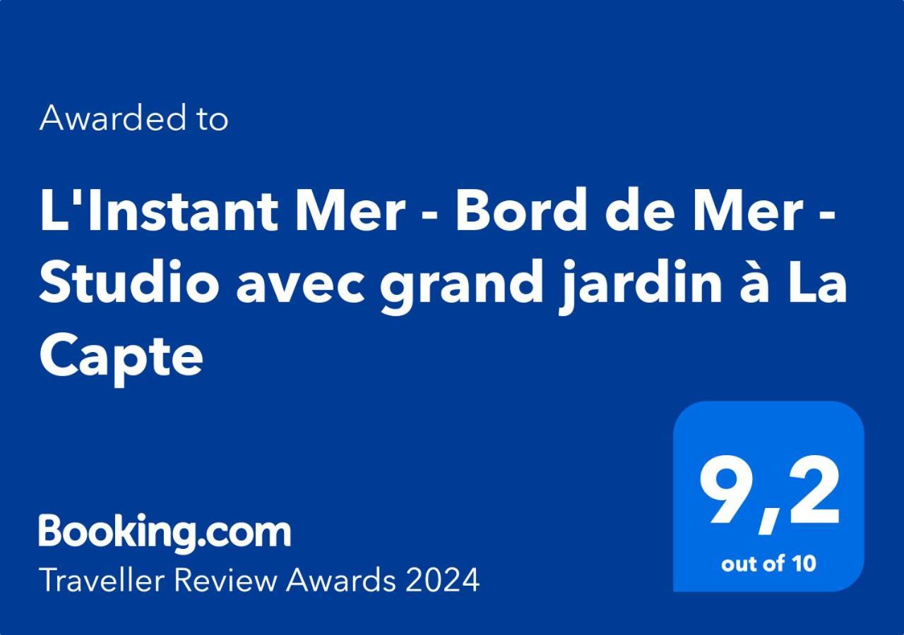 L'Instant Mer - Bord De Mer - Studio Avec Grand Jardin A La Capte Hyeres Luaran gambar